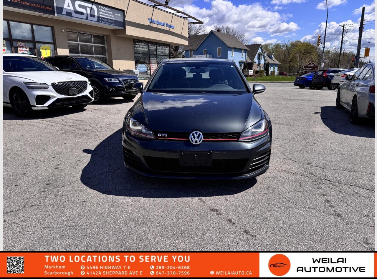 2015 Volkswagen Golf GTI Autobahn/Auto/Low Mileage Photo3