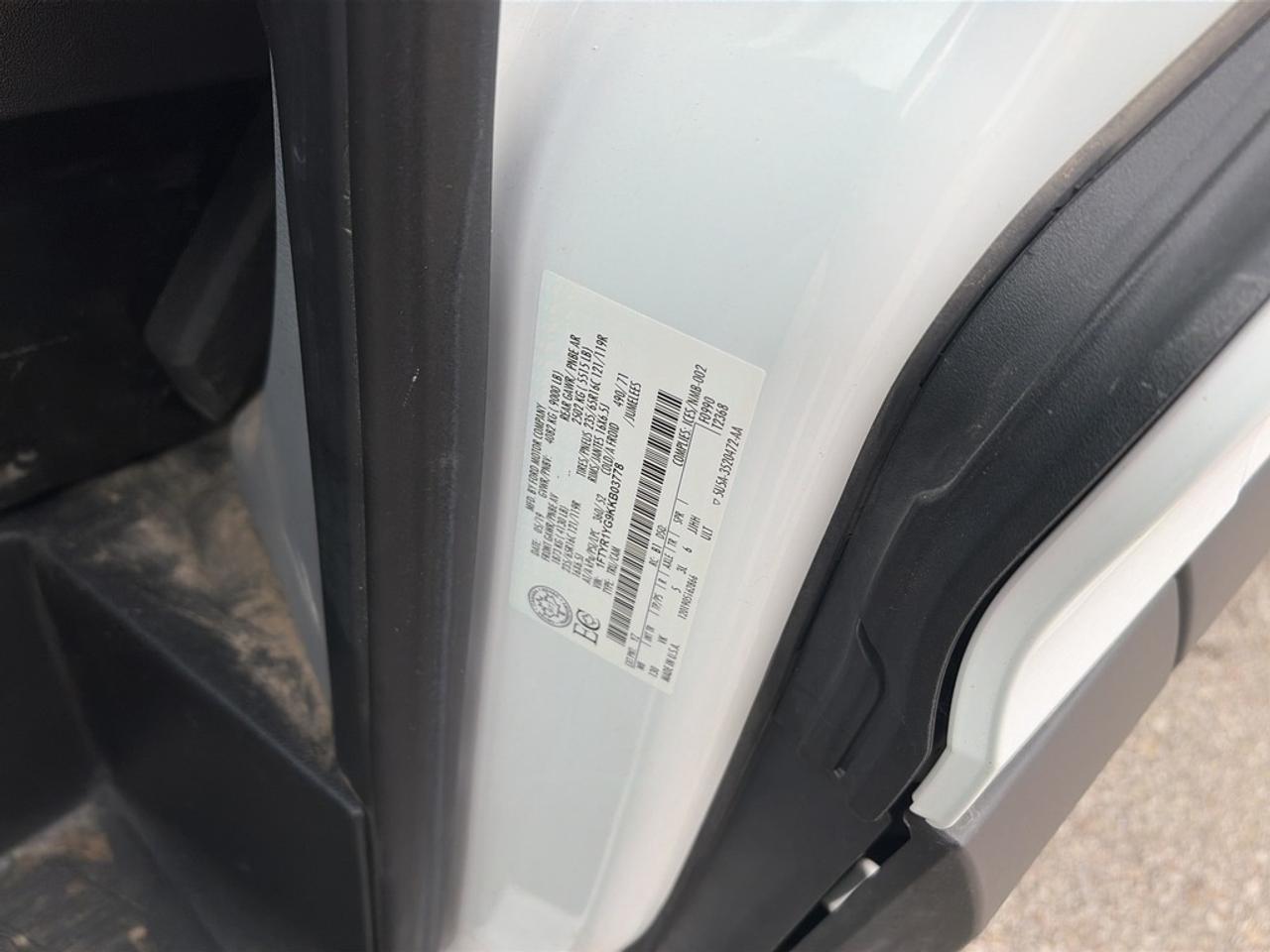 2019 Ford Transit Van T-250 130 Low Rf 9000 GVWR Photo