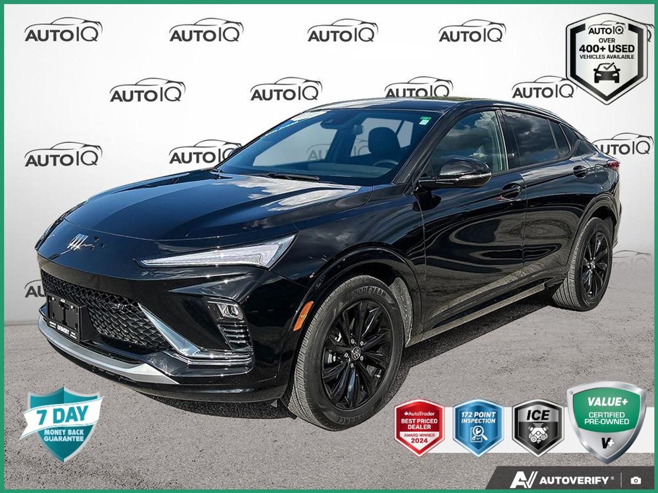 Recent Arrival!<br><br><br>No Accidents, | Non-Smoker, LOCAL TRADE, 2 USB Ports (1 Type-A, 1 Type-C), 2-Way Power Driver Lumbar Control Seat Adjuster, 8-Way Power Driver Seat Adjuster, Air Conditioning, Alloy wheels, Auto High-beam Headlights, Dual front impact airbags, Dual front side impact airbags, Emergency communication system: OnStar and Buick connected services capable, Front anti-roll bar, Front Bucket Seats, Front wheel independent suspension, Fully automatic headlights, Heated Driver & Front Passenger Seats, Heated steering wheel, Leatherette Seat Trim, Low tire pressure warning, Occupant sensing airbag, Overhead airbag, Power driver seat, Power steering, Preferred Equipment Group G03, Premium 6-Speaker Audio System Feature, Radio: AM/FM Stereo Audio System, Security system, SiriusXM, Split folding rear seat, Variably intermittent wipers, Wheels: 18 Black Painted Aluminum, Wireless Apple CarPlay/Wireless Android Auto.<br><br>Ebony Twilight Metallic Sport Touring<br>HEATED SEATS | HEATED STEERING WHEEL REMAINING FACTORY WARRANTY 2024 Buick Envista Sport Touring  ECOTEC 1.2L Turbo<br>6-Speed Automatic<br>FWD<p> </p><h4>VALUE+ CERTIFIED PRE-OWNED VEHICLE</h4><p>- 36-point Provincial Safety Inspection<br>- 172-point inspection combined mechanical, aesthetic, functional inspection including a vehicle report card<br>- Warranty: 30 Days or 1500 KMS on mechanical safety-related items and extended plans are available<br>- Complimentary CARFAX Vehicle History Report<br>- 2X Provincial safety standard for tire tread depth<br>- 2X Provincial safety standard for brake pad thickness<br>- 7 Day Money Back Guarantee*<br>- Market Value Report provided<br>- Complimentary 3 months SIRIUS XM satellite radio subscription on equipped vehicles<br>- Complimentary wash and vacuum<br>- Vehicle scanned for open recall notifications from manufacturer</p><p>SPECIAL NOTE: This vehicle is reserved for AutoIQs retail customers only. Please, No dealer calls. Errors & omissions excepted.</p><p>*As-traded, specialty or high-performance vehicles are excluded from the 7-Day Money Back Guarantee Program (including, but not limited to Ford Shelby, Ford mustang GT, Ford Raptor, Chevrolet Corvette, Camaro 2SS, Camaro ZL1, V-Series Cadillac, Dodge/Jeep SRT, Hyundai N Line, all electric models)</p>