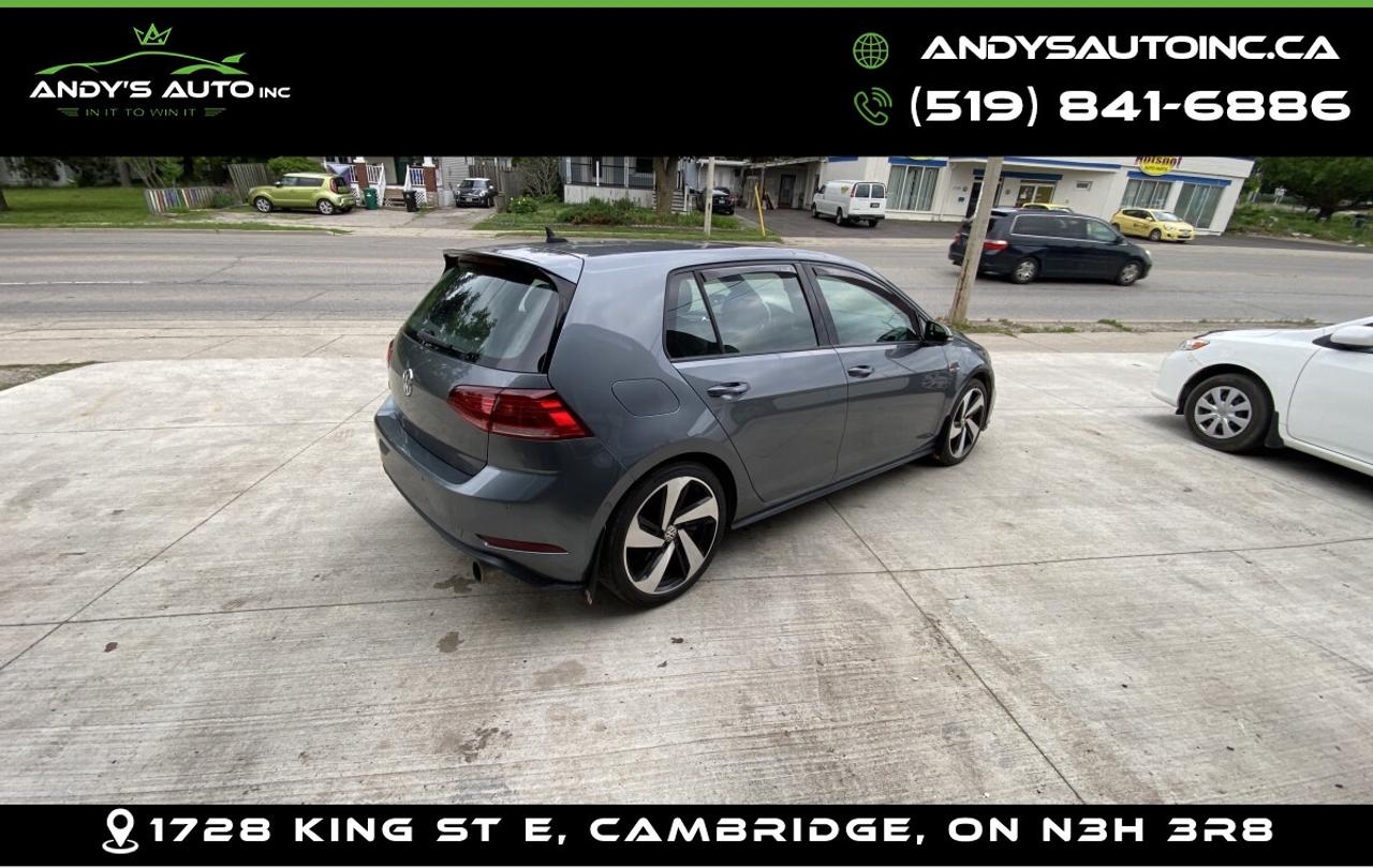 2018 Volkswagen Golf GTI ! LEATHER ! SUNROOF ! 6 SPEED MANUAL ! GTI ! LEATHER ! SUNROOF ! NO ACCIDENTS Photo3