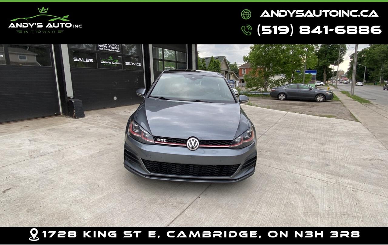 2018 Volkswagen Golf GTI ! LEATHER ! SUNROOF ! 6 SPEED MANUAL ! GTI ! LEATHER ! SUNROOF ! NO ACCIDENTS Photo