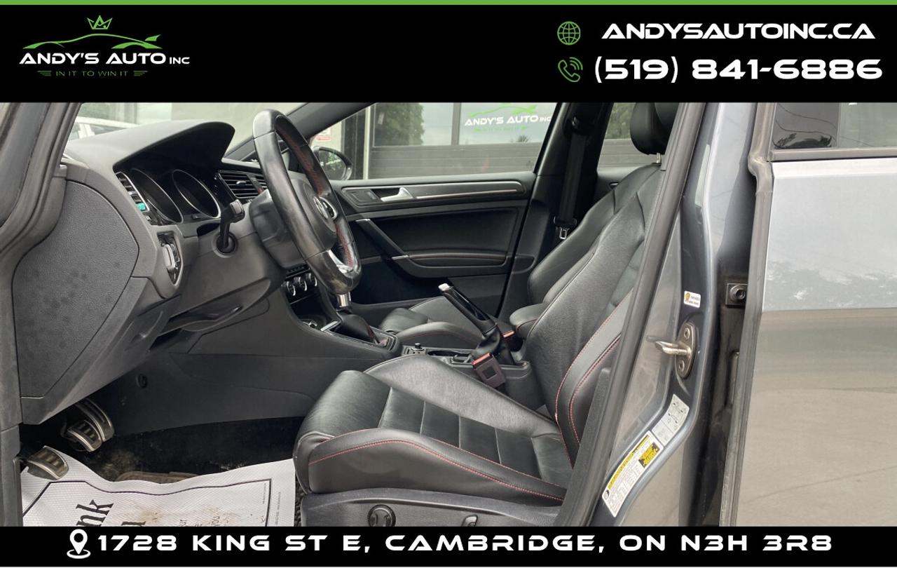 2018 Volkswagen Golf GTI ! LEATHER ! SUNROOF ! 6 SPEED MANUAL ! GTI ! LEATHER ! SUNROOF ! NO ACCIDENTS Photo