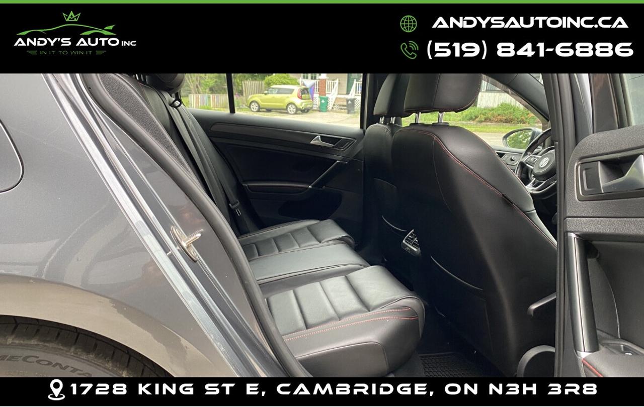 2018 Volkswagen Golf GTI ! LEATHER ! SUNROOF ! 6 SPEED MANUAL ! GTI ! LEATHER ! SUNROOF ! NO ACCIDENTS Photo