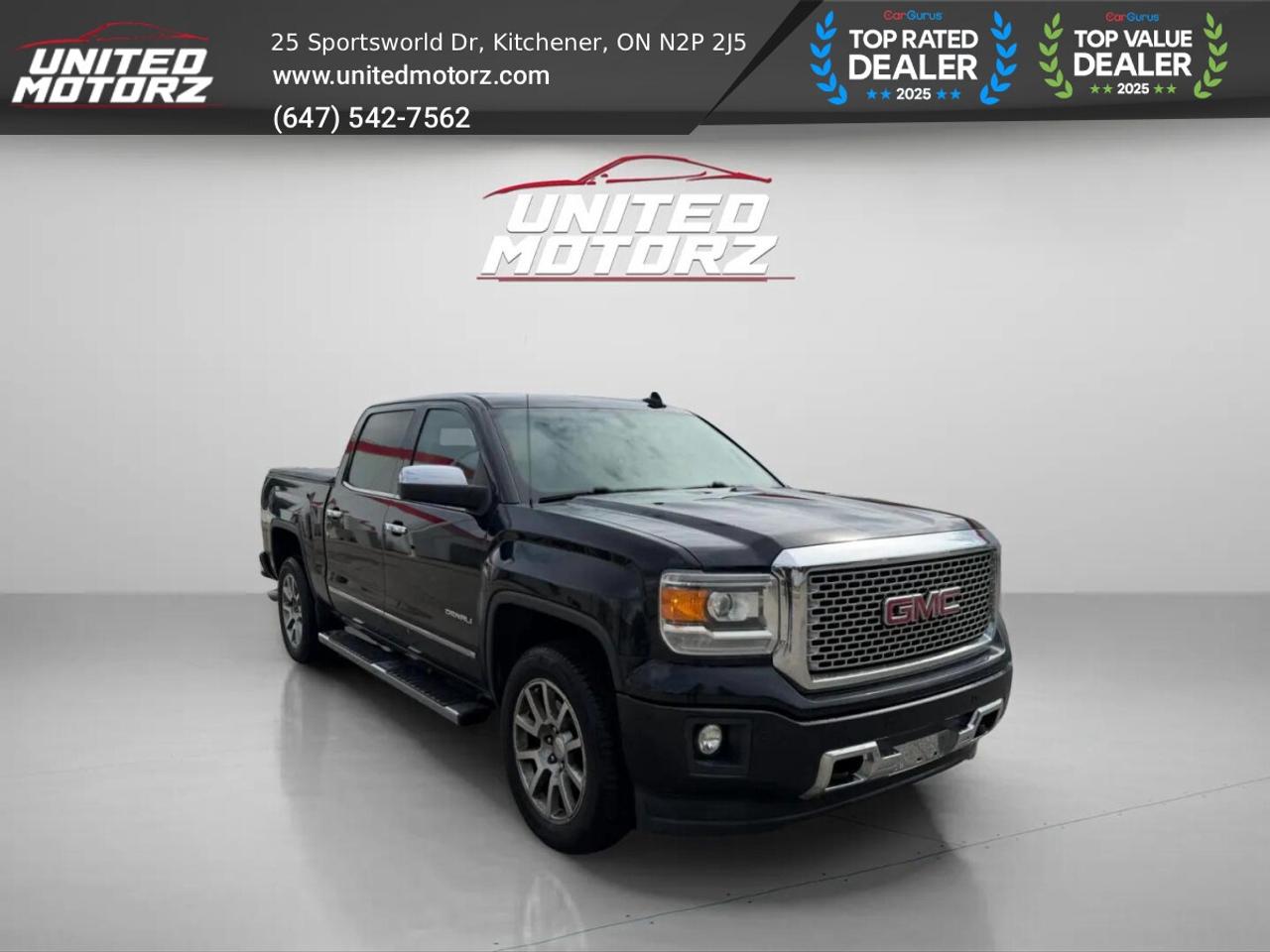 2015 GMC Sierra 1500 Denali 5.3L V8 Crew Cab~SAFETY CERTIFIED~`NO ACCID Photo