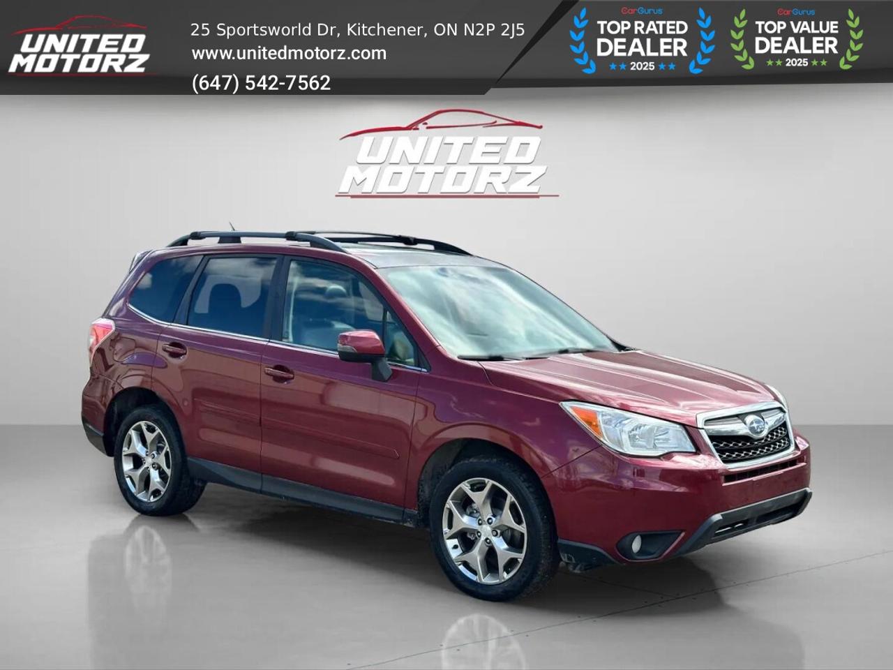 2015 Subaru Forester i Limited AWD~SAFETY CERTIFIED~ONE OWNER~21 Servic Photo2