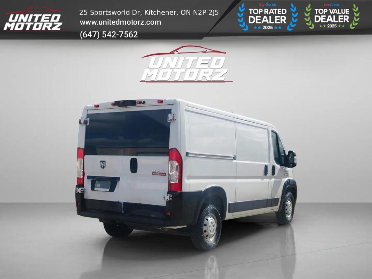 2020 RAM ProMaster Cargo Van 1500 Low Roof 136" WB~25 Service Records Photo