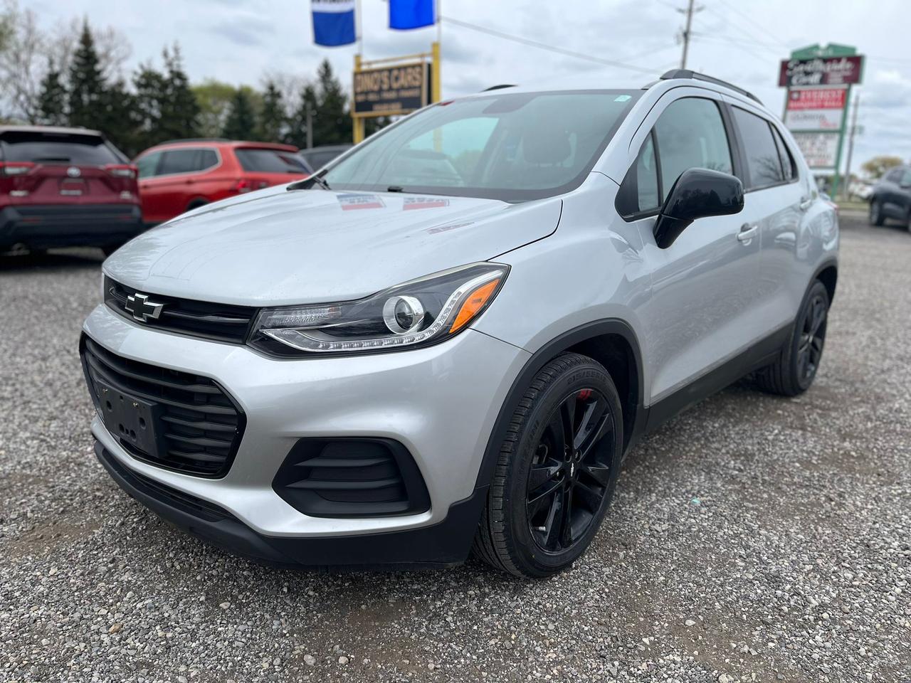 <p>CERTIFIED,</p><p>We finance</p><p>Contact us for pre approval,</p><p>DINOS CARS</p><p>-Safety certification included in the price ( UNLESS SPECIFIED OTHERWISE ie. AS IS VEHICLES)</p><p>-IF YOU CANT COME TO US WELL DRIVE TO YOU ( WITHIN A REASONABLE DISTANCE TO VIEW) DELIVERY ALSO AVAILABLE</p><p>-Certified Quality Pre owned Vehicles</p><p>-Carfax history report available for every vehicle</p><p>-Licensing and tax are extra</p><p>-Open by Appointment Call or text(519)697-3866</p><p>-4016 Dundas St E, London, ON N5V 5C6</p><p>Looking for a practical and stylish SUV that&rsquo;s perfect for navigating Canadian streets? Look no further than this certified pre-owned 2018 Chevrolet Trax LT, available now at Dinos Cars. This sleek silver crossover offers a comfortable black interior, seating for five, and a fuel-efficient engine, making it an excellent choice for daily commutes, weekend adventures, and everything in between. With just 83,990km on the odometer, this Trax is ready for many more adventures.</p><p>This Trax is more than just a pretty face; its packed with features designed to enhance your driving experience. The automatic transmission provides smooth and effortless gear changes, while the front-wheel-drive system offers confident handling in various weather conditions. Certified pre-owned status ensures this Trax has passed a rigorous inspection, giving you peace of mind and the assurance of quality.</p><p>Here are some of the standout features that make this 2018 Chevrolet Trax LT a must-see:</p><ul><li><strong>Certified Pre-Owned Confidence:</strong> Drive with the assurance that your vehicle has been thoroughly inspected and meets high standards of quality.</li><li><strong>Fuel-Efficient Performance:</strong> Enjoy excellent fuel economy, saving you money at the pump.</li><li><strong>User-Friendly Infotainment System:</strong> Stay connected and entertained on the go with a modern infotainment system.</li><li><strong>Compact Agility:</strong> Navigate city streets with ease, thanks to the Traxs nimble size.</li><li><strong>Stylish and Practical Design:</strong> Enjoy a modern exterior and a versatile interior designed for your comfort and convenience.</li></ul><p><strong><em>Powered by AutoIntelligence&trade;</em></strong> Vehicle information has been generated using artificial intelligence and is provided for informational purposes only. While efforts are made to ensure accuracy, please confirm all details directly with the dealer.</p>
