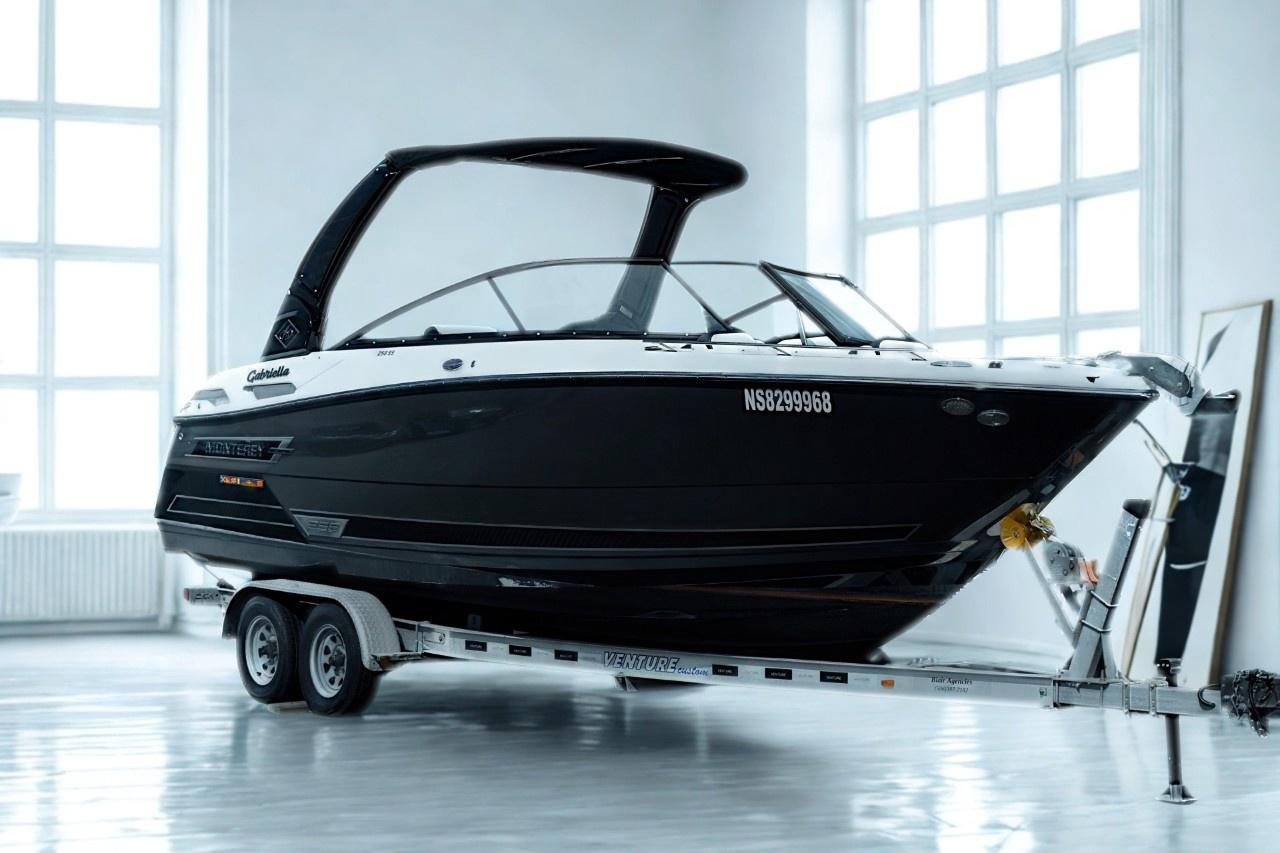 <h4><strong>Basic Boat Info</strong></h4><p>Make: Monterey</p><p>Model: 258SS Super Sport</p><p>Year: 2022</p><p>Condition: Used</p><p>Category: Power</p><p>Construction: Fiberglass</p><p>Boat Hull ID: RGFMT488A222</p><p>Has Hull ID: Yes</p><h4><strong>Dimensions</strong></h4><p>Length: 25 ft / 7.62 m</p><p>Length Overall: 25'1 ft / 7.64 m</p><p>Beam: 8'6 ft / 2.59 m</p><p>Min Draft: 24 ft / 7.32 m</p><p>Bridge Clearance: 7'6 ft / 2.29 m</p><p>Dry Weight: 2313.3192 kg</p><p>Deadrise: 20 deg</p><p>Electrical Circuit: 12v</p><h4><strong>Engines / Speed</strong></h4><p>Engines: 1</p><ul><li><p>Make: MerCruiser</p></li><li><p>Model: 6.2L DTS</p></li><li><p>Fuel: Unleaded</p></li><li><p>Engine Power: 350hp</p></li><li><p>Type: Inboard-outboard</p></li><li><p>Engine Location: Center</p></li><li><p>DriveType: Stern</p></li><li><p>Engine Hours: 55</p></li></ul><h4><strong>Tanks</strong></h4><p>Fuel Tank Capacity: 246 l</p><p>Water Tank Capacity: 38 l</p><p>Holding Tank Capacity: 42 l</p><h4><strong>Other</strong></h4><p>Heads Count: 1</p><p>Drive Type: Stern</p><p>Windlass Type: Electric</p><p>Boat Class: Bowrider, Sports Cruiser</p>