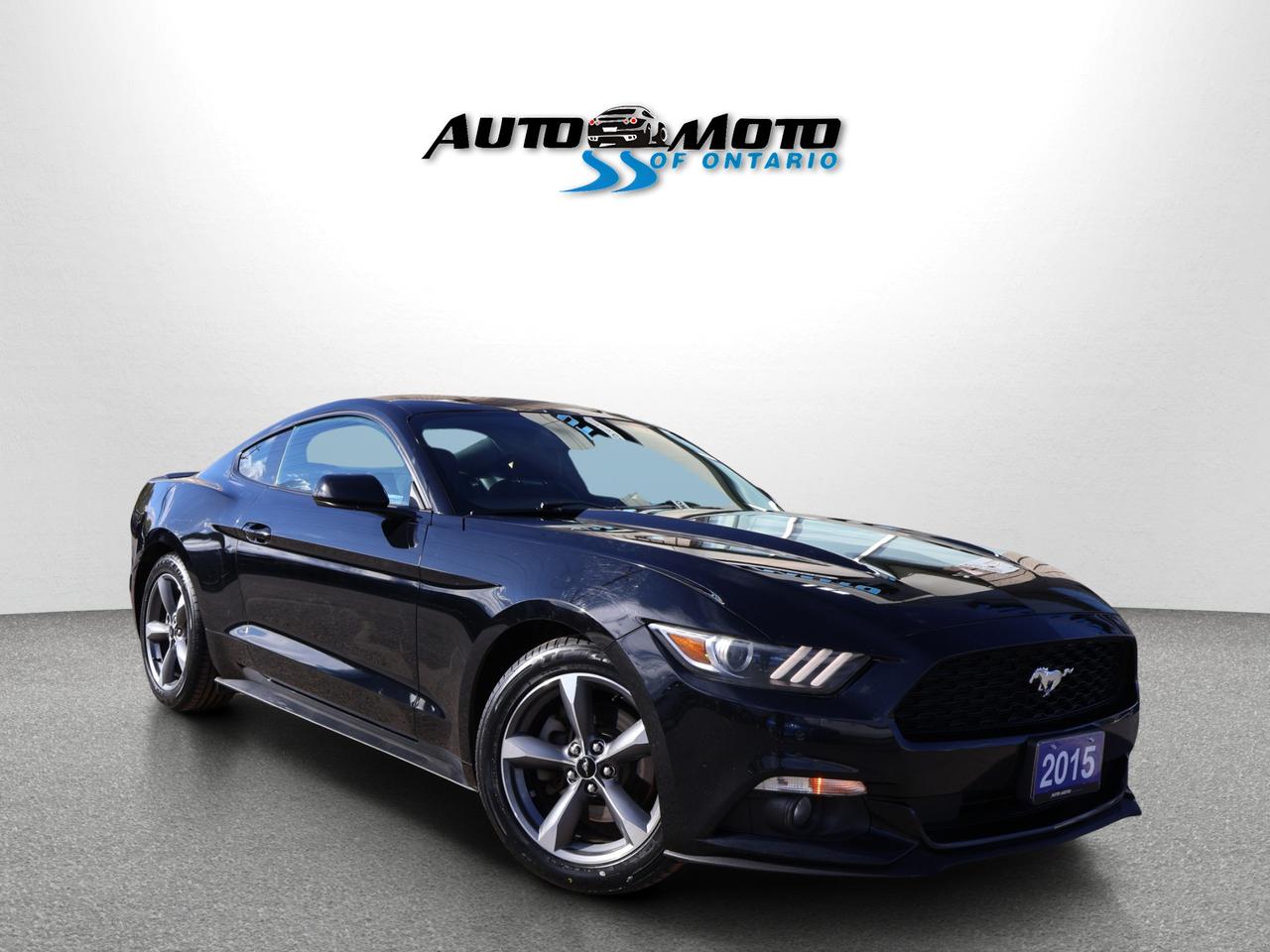 2015 Ford Mustang V6 COUPE CERTIFIED *ACCIDENT FREE*FORD MAINTAIN*2nd WINTER* CAMERA BLUETOOTH CRUISE ALLOYS Photo0
