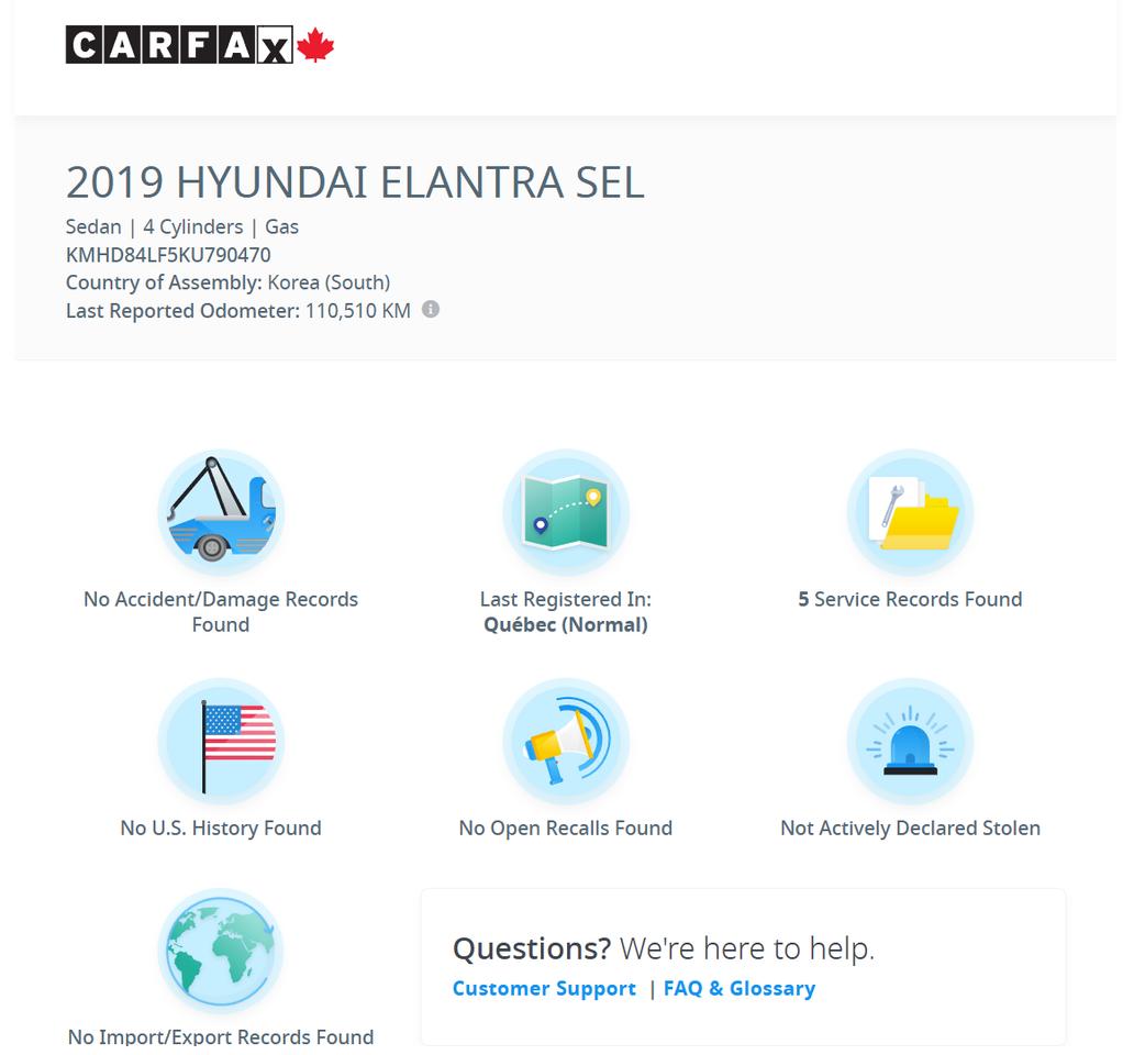 2019 Hyundai Elantra Preferred+CLEAN CARFAX+Remote Start Photo