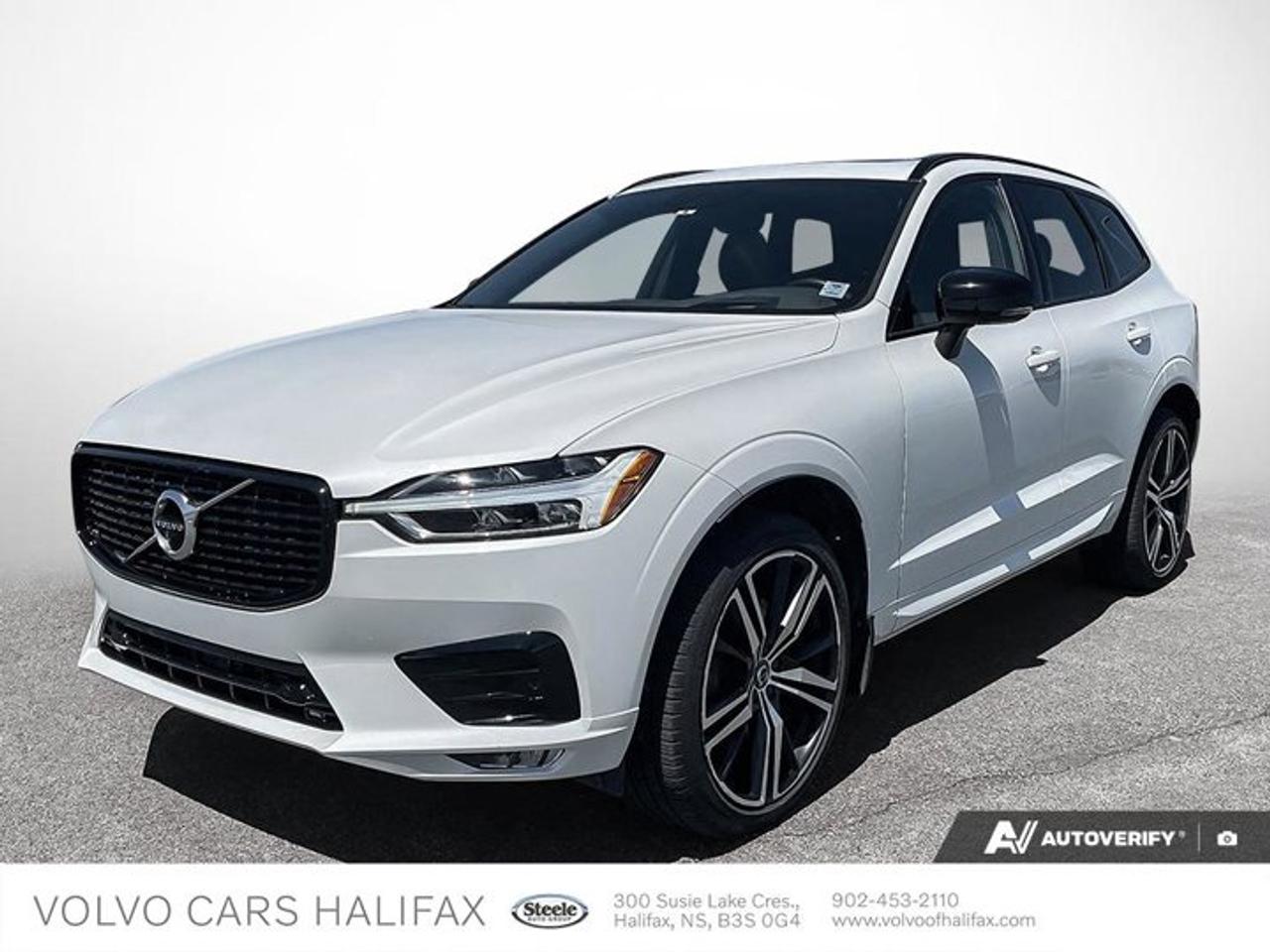 *2021 XC60 R-Design T6 - 51,877km - Certified by Volvo - Accident Free**- Crystal White over Charcoal Nappa Leather **- Heated and Ventilated Front Seats, Heated Rear Seats and Heated Steering Wheel**- 360 Degree Camera with Park Assist **- Polestar Optimization **Visit us today at Volvo Cars Halifax, 300 Susie Lake Crescent, Bayers Lake.**Certified by Volvo*When you buy a Certified by Volvo vehicle, youre getting more than a great previously owned vehicle. Youre getting our commitment to your satisfaction. We accept only the best pre-owned Volvos, and we make them even better with our signature quality and safety.-SUPERIOR VEHICLES. EXCEPTIONAL VALUE.Each Certified by Volvo vehicle has to meet the strictest criteria, and is backed by our best-in-class warranty.-COMPREHENSIVE INSPECTION STANDARDSEach model has to pass a rigorous 170-point test, history investigation and thorough inspection before we issue CarFax certification. All pre-owned vehicles receive the latest software upgrades, and Volvo-approved checks to certify they meet our safety, performance, and appearance standards.- 5 Year / Unlimited Mileage WarrantyThe factory-backed warranty fully covers every part of your Certified by Volvo vehicle that is not specifically excluded, including the replacement or repair of thousands of components. We also include free roadside assistance and a zero deductible for all warranty visits. You also have the option to add up to 5 years of extra coverage with Volvo Increased Protection.**Calculated from the original in-service date and zero kilometers.BUY SAFE, DRIVE SAFEYour best pre-owned vehicle buying experience. Why choose Volvo Cars Halifax?Our best price upfront. Zero hassles. Competitive market based no-haggle price is the same online as it is on the lot, and we offer great flexible financing & leasing options.Extraordinary reconditioning to meet our high standards. We provide documentation including Carfax reports.Expert knowledge and full disclosure pricing up front that you can understand.On line virtual trade assessments on your current car. With the right information you provide, we will give you a value your current car is worth on trade based on the current market***An extraordinary ownership experience after the sale with top rated services and communication.-although every precaution has been made to depict this vehicle accurately, some data may be lost or reconfigured on upload. Please contact us directly to confirm actual vehicle equipment and details. It is the sole responsibility of the purchaser to verify all options to be accurate.***final assessment by Volvo Cars Halifax in person prior to contract/deal finalization to confirm actual condition and validation of trade in offer.