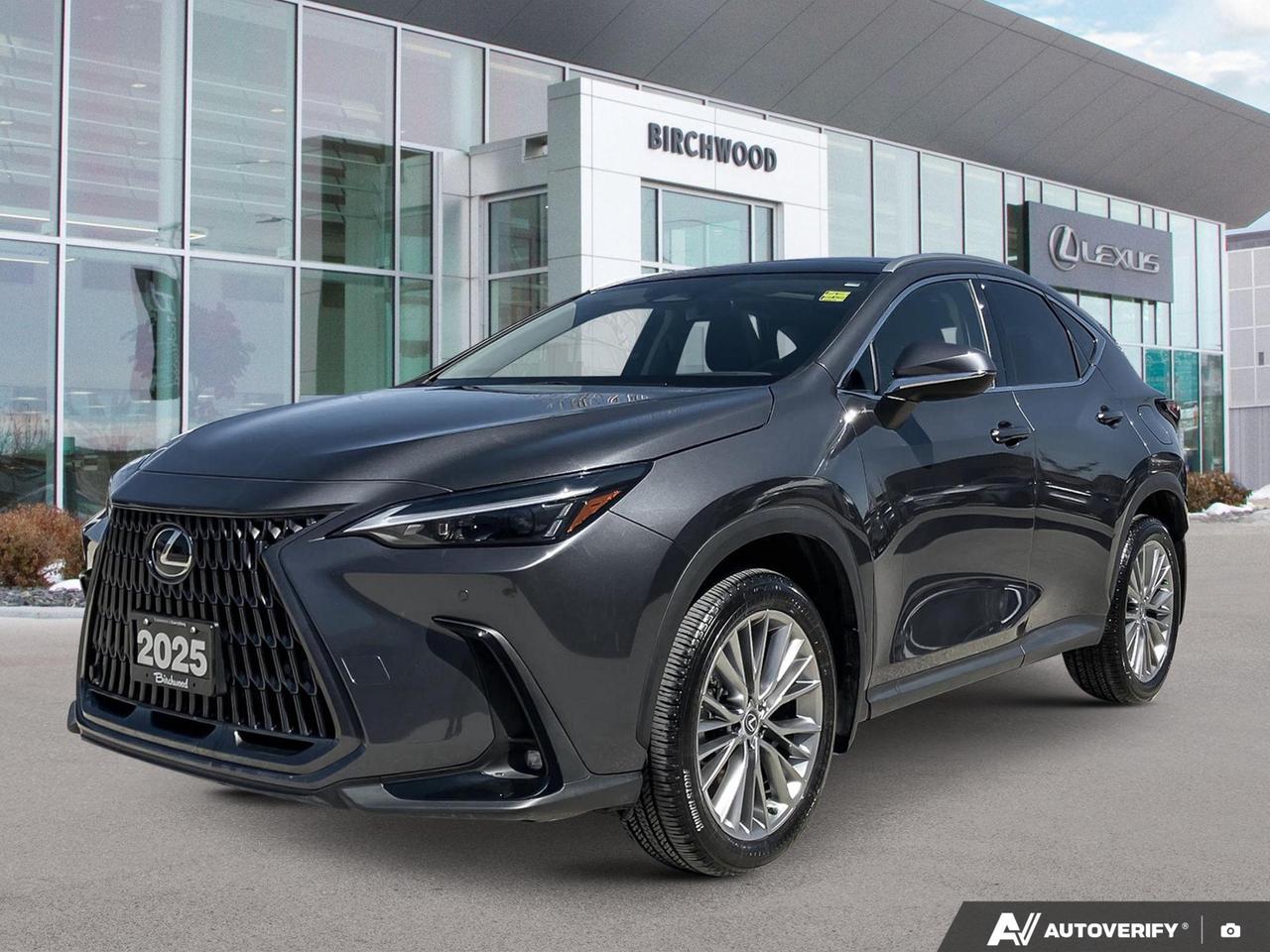 Used 2025 Lexus NX 350h Certified Lexus CPO | Accident Free | Local trade in! for sale in Winnipeg, MB