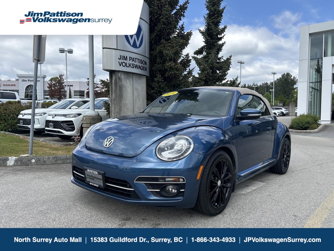 Feel the wind, chase the sun, and fall back in love with driving.

This 2018 Volkswagen Beetle Convertible Coast isnt just a carits a mood, a memory waiting to happen, and your perfect escape on four wheels. With only 73,000 km, its been gently driven and is ready for countless more open-road adventures.

Drop the top in seconds and let every drive turn into something unforgettablewhether its a spontaneous beach run, a sunset cruise, or just making your everyday commute feel a little more alive. The iconic Beetle design brings timeless charm, while the Coast edition adds a touch of relaxed, coastal-inspired style that stands out wherever you go.
Inside, its all about comfort and simplicity, designed so you can focus on what matters: the experience. Smooth handling, great fuel efficiency, and that unmistakable feeling of freedom make this car something special.

Opportunities like this dont come around oftena low-kilometer, well-kept convertible that makes every drive feel like summer.

Dont just drive. Feel something again.
Message now to book a viewing or test drivebefore someone else beats you to it.

Price includes dealer administration fee ($695) and VSA transaction levy ($10). Finance placement fee ($495) if applicable, GST and PST are additional. D#31297 Contact us today. TEXT our sales team directly at (604) 265-9157