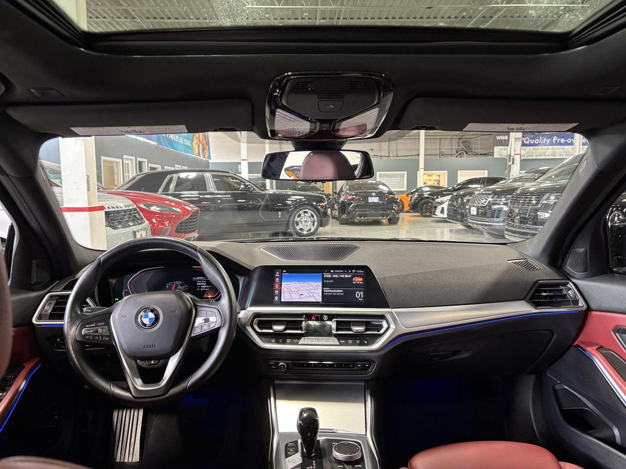 2022 BMW 3 Series 330i xDrive|AWD|NAV|SUNROOF|REDLEATHER|AMBIENT|+++ Photo