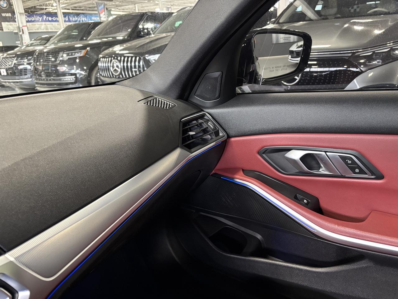 2022 BMW 3 Series 330i xDrive|AWD|NAV|SUNROOF|REDLEATHER|AMBIENT|+++ Photo