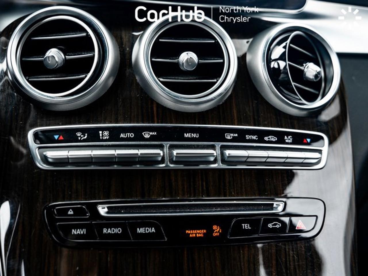 2018 Mercedes-Benz GLC 300 Panoroof Navigation 360 Camera Blind Spot Brake Assist Photo