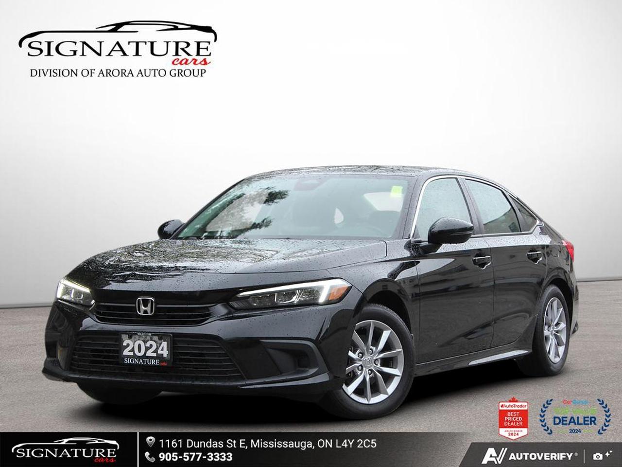 2024 Honda Civic EX No Accident Sunroof  Lane Assist arplay Photo0