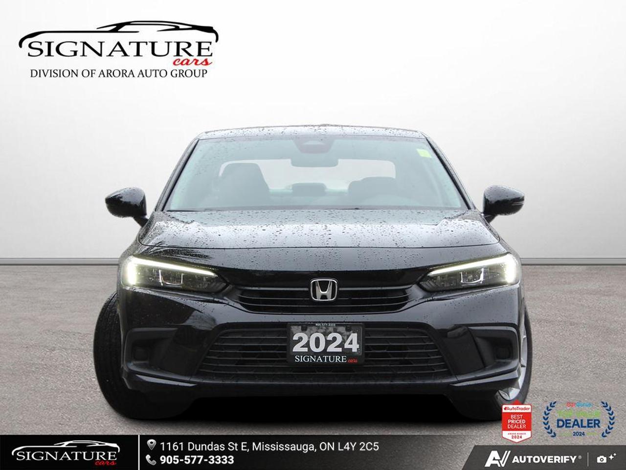 2024 Honda Civic EX No Accident Sunroof  Lane Assist arplay Photo