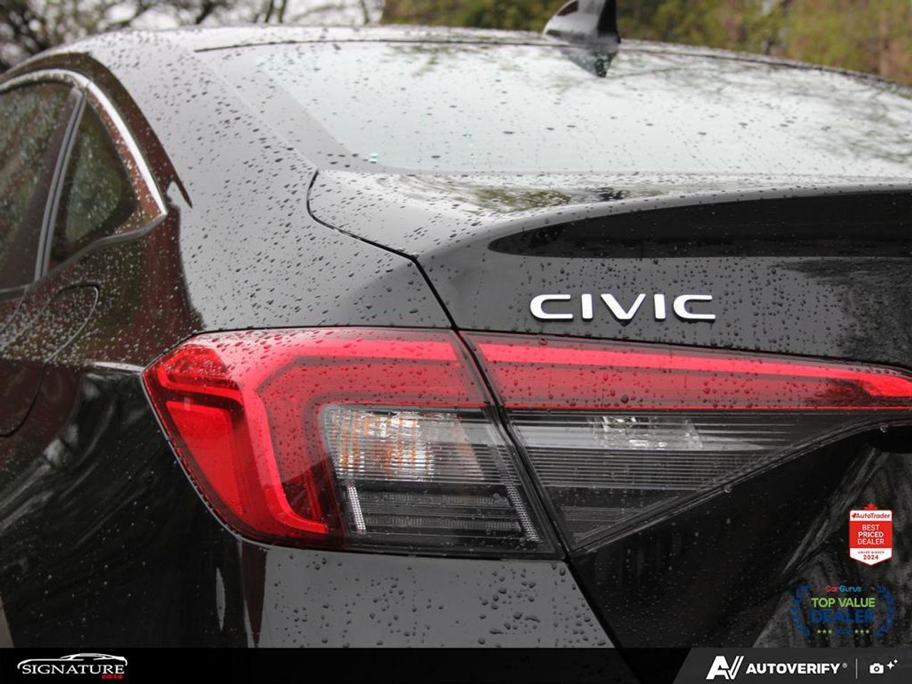 2024 Honda Civic EX No Accident Sunroof  Lane Assist arplay Photo