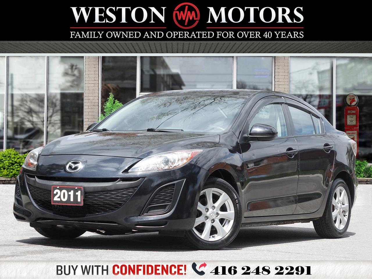 2011 Mazda MAZDA3 GS*LEATHER & HEATED SEATS*SUNROOF