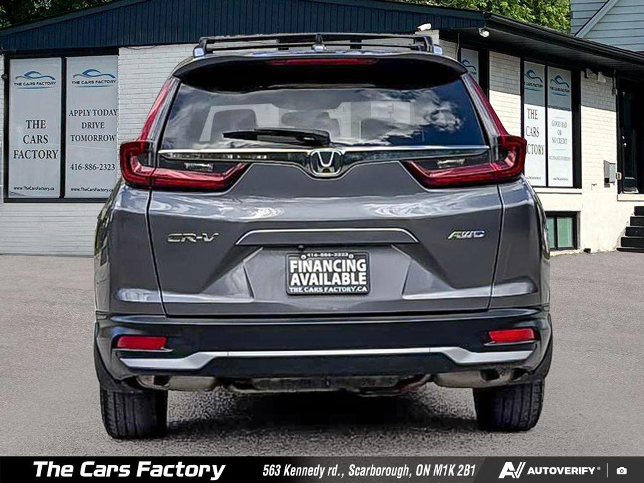 2021 Honda CR-V EX-L AWD Leather/ Roof/ Camera/ Apple Carplay! Photo