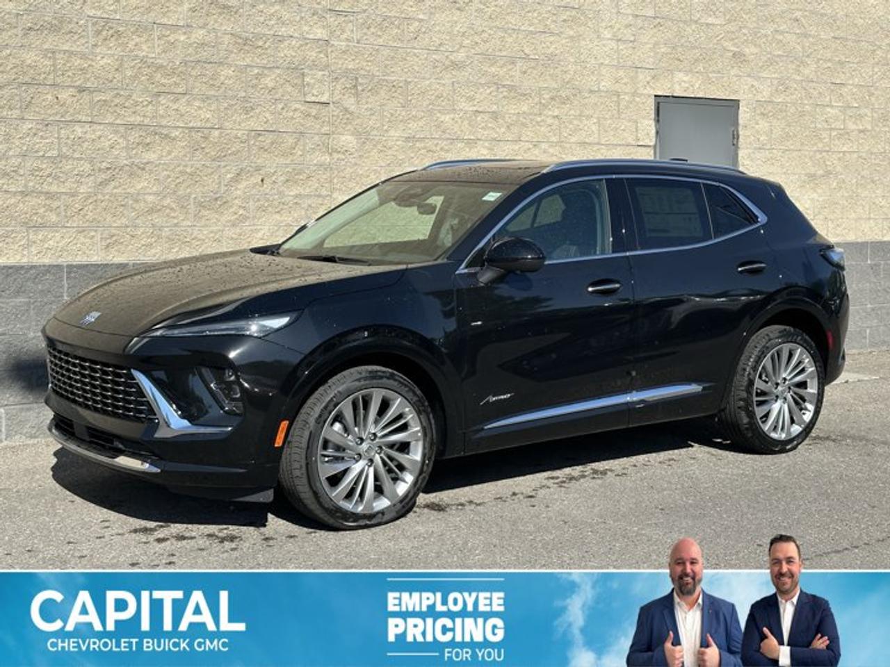 This Buick Envision boasts a Turbocharged Gas I4 2.0L/- TBD  engine powering this Automatic transmission. TRANSMISSION, 9-SPEED AUTOMATIC (STD), LPO, ALL-WEATHER FLOOR LINERS, FIRST AND SECOND ROWS, EBONY, ENGINE, 2.0L TURBO, 4-CYLINDER, SIDI (228 hp [170 kW] @ 5000 rpm, 258 lb-ft of torque [350 N-m] @ 1500-4000 rpm) (STD).*This Buick Envision Comes Equipped with These Options *AVENIR PREFERRED EQUIPMENT GROUP includes standard equipment, 3 YEARS SIRIUSXM, Wireless Charging, Wireless Apple CarPlay/Wireless Android Auto, Wiper, rear intermittent, Windows, remote Express-Down, all windows, Windows, power, rear with Express-Down, Window, power with front passenger Express-Up and Down, Window, power with driver Express-Up and Down, Wi-Fi Hotspot capable (Terms and limitations apply. See onstar.ca or dealer for details.).* Visit Us Today *A short visit to Capital Chevrolet Buick GMC Inc. located at 13103 Lake Fraser Drive SE, Calgary, AB T2J 3H5 can get you a trustworthy Envision today!