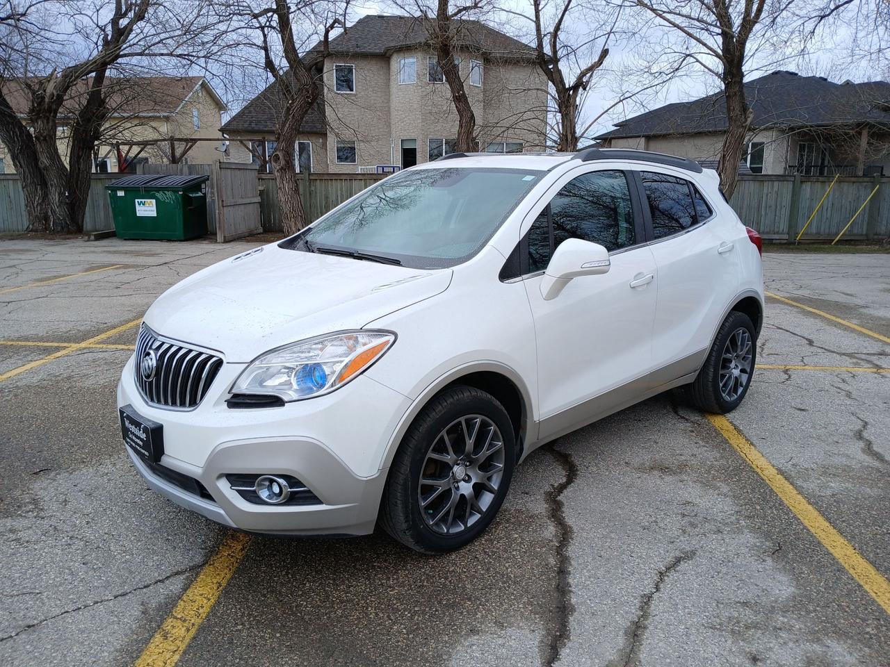 <p>2013 Buick Encore, Style Performance and Economy, All &nbsp;wheel drive, Remote start Pearl White with charcoal gray interior, features a Powerful yet Economical 1.4 litre engine. Options include, Power Sunroof, Reverse camera, Blue Tooth, Cruise control, Power windows locks and mirrors, Comfortable and spacious interior with lots of cargo space. Good car history with no major accidents, Just serviced and safetied, As part of our full disclosure policy a Carfax report comes with every vehicle. &nbsp;Reasonably Priced at $13,950.. plus taxes. Call today to set up an appointment to view and test drive. Call today to set up an appointment to view and test drive. Westside Sales Ltd. &nbsp;1461 Waverley Street 204 488 3793. All vehicles safety certified and serviced, Buy with confidence, We are one of the most established used car dealerships in Winnipeg. Come check us out... theres a reason we have been around since 1985 at the same location. &nbsp;See our other great deals at WWW.Westsidesales.CA Apply for financing on our website. &nbsp;Check us out on facebook and instagram @westsidesale &nbsp; DP#9491</p>