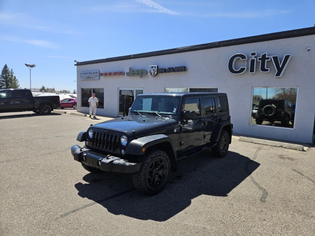 Used 2017 Jeep Wrangler Unlimited Willys Wheeler for sale in Medicine Hat, AB