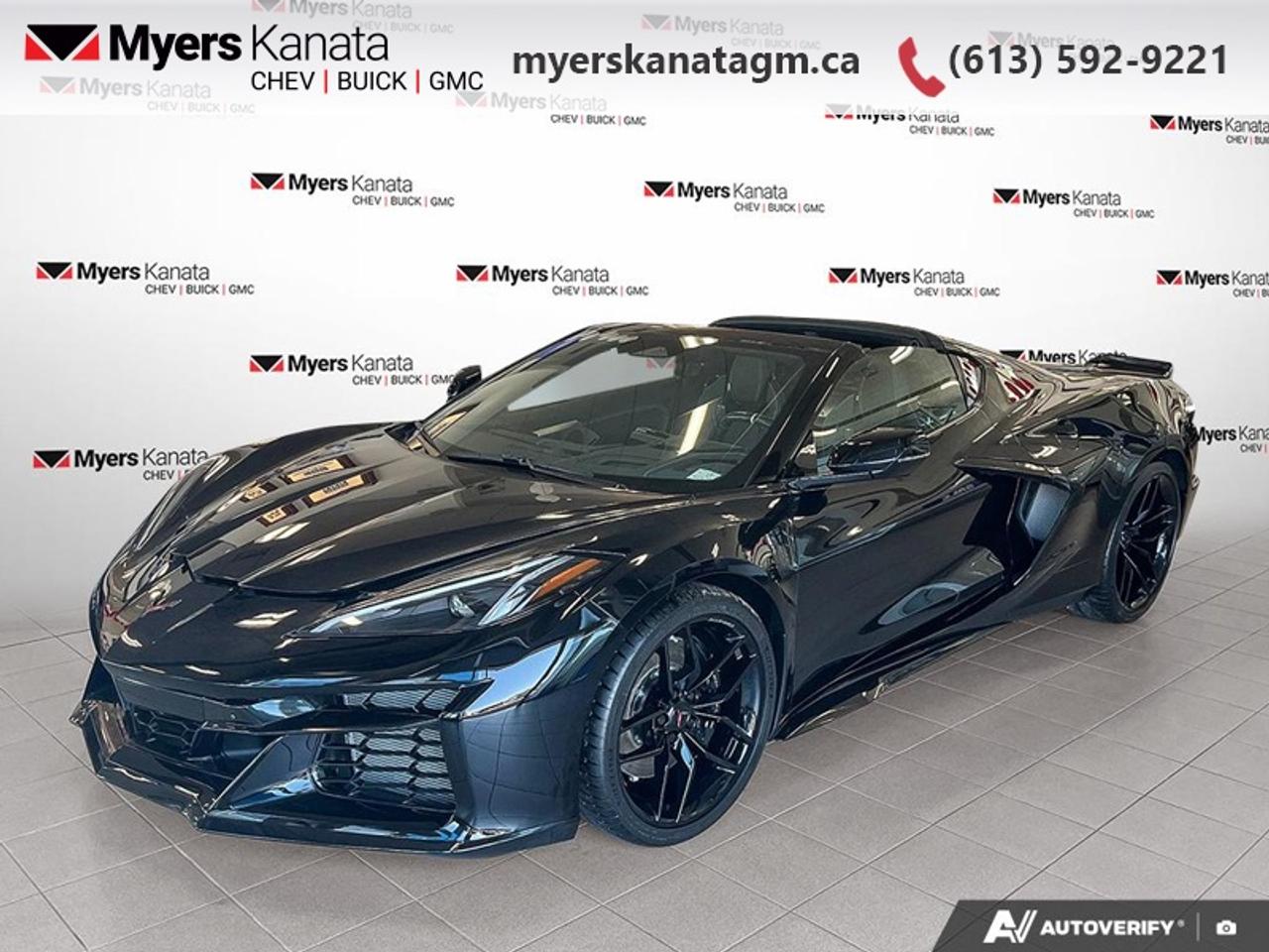 <b>Leather Seats!</b><br> <br> At Myers, we believe in giving our customers the power of choice. When you choose to shop with a Myers Auto Group dealership, you dont just have access to one inventory, youve got the purchasing power of an entire auto group behind you!<br> <br>With a sleek mid-engine design, both the front and rear open spaces offer generous cargo versatility and sharp visual presence.<br> <br>The 2026 Chevrolet Corvette raises the bar for American sports cars by combining high-end design, forward-thinking technology, and strong visual impact. Inside, the cockpit welcomes both driver and passenger with a refined cabin, intuitive controls, and immersive connectivity. With a dramatic stance, thoughtful amenities, and unwavering performance character, the Corvette remains an iconic expression of speed and style.<br> <br>This Black coupe has an Automatic transmission and is powered by a 670HP 5.5L 8 Cylinder Engine. <br> <br> Our Corvettes trim level is Z06 Coupe. The cabin surrounds the driver in a tailored performance environment with GT1 bucket seats upholstered in perforated Mulan leather and 8-way power adjustments for both seating positions. A digital cockpit layout combines a 14-inch Driver Information Centre, a 12.7-inch infotainment display with Google Built-In, and an additional 6.6-inch touchscreen for effortless control of navigation, apps, and settings. The Bose 10-speaker premium audio system fills the cabin with rich sound, while wireless Apple CarPlay, Android Auto, 5G connectivity, and Wi-Fi hotspot capability keep every drive seamlessly connected. A full-colour Head-Up Display projects key performance data, and convenience features like dual-zone automatic climate control, wireless phone charging, and a remote start system enhance comfort and ease. Safety and driver assistance come standard with Automatic Emergency Braking, Lane Keep Assist with Lane Departure Warning, Forward Collision Alert, and HD Rear Vision Camera. Underneath, Magnetic Selective Ride Control, Performance Traction Management, and active handling stability control deliver precision and responsiveness on every drive. This vehicle has been upgraded with the following features: Leather Seats.<br><br> <br>To apply right now for financing use this link: <a href=https://www.myerskanatagm.ca/finance/ target=_blank>https://www.myerskanatagm.ca/finance/</a><br> <br/>Total rebate of $5000 is reflected in the price. Incentives expire 2026-08-31. See dealer for details. <br><br>Myers Kanata Chevrolet Buick GMC Inc is a great place to find quality used cars, trucks and SUVs. We also feature over a selection of over 50 used vehicles along with 30 certified pre-owned vehicles. Our Ottawa Chevrolet, Buick and GMC dealership is confident that youll be able to find your next used vehicle at Myers Kanata Chevrolet Buick GMC Inc. You will always find our inventory updated with the latest models. Our team believes in giving nothing but the best to our customers. Visit our Ottawa GMC, Chevrolet, and Buick dealership and get all the information you need today!<br> Come by and check out our fleet of 40+ used cars and trucks and 140+ new cars and trucks for sale in Kanata.  o~o
