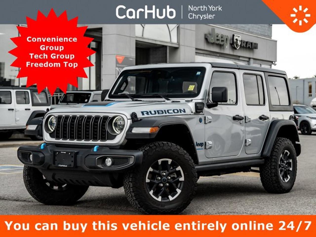 2024 Jeep Wrangler 4xe Rubicon 4 Door 4x4 Convenience & Tech Grps, Freedom Top Photo