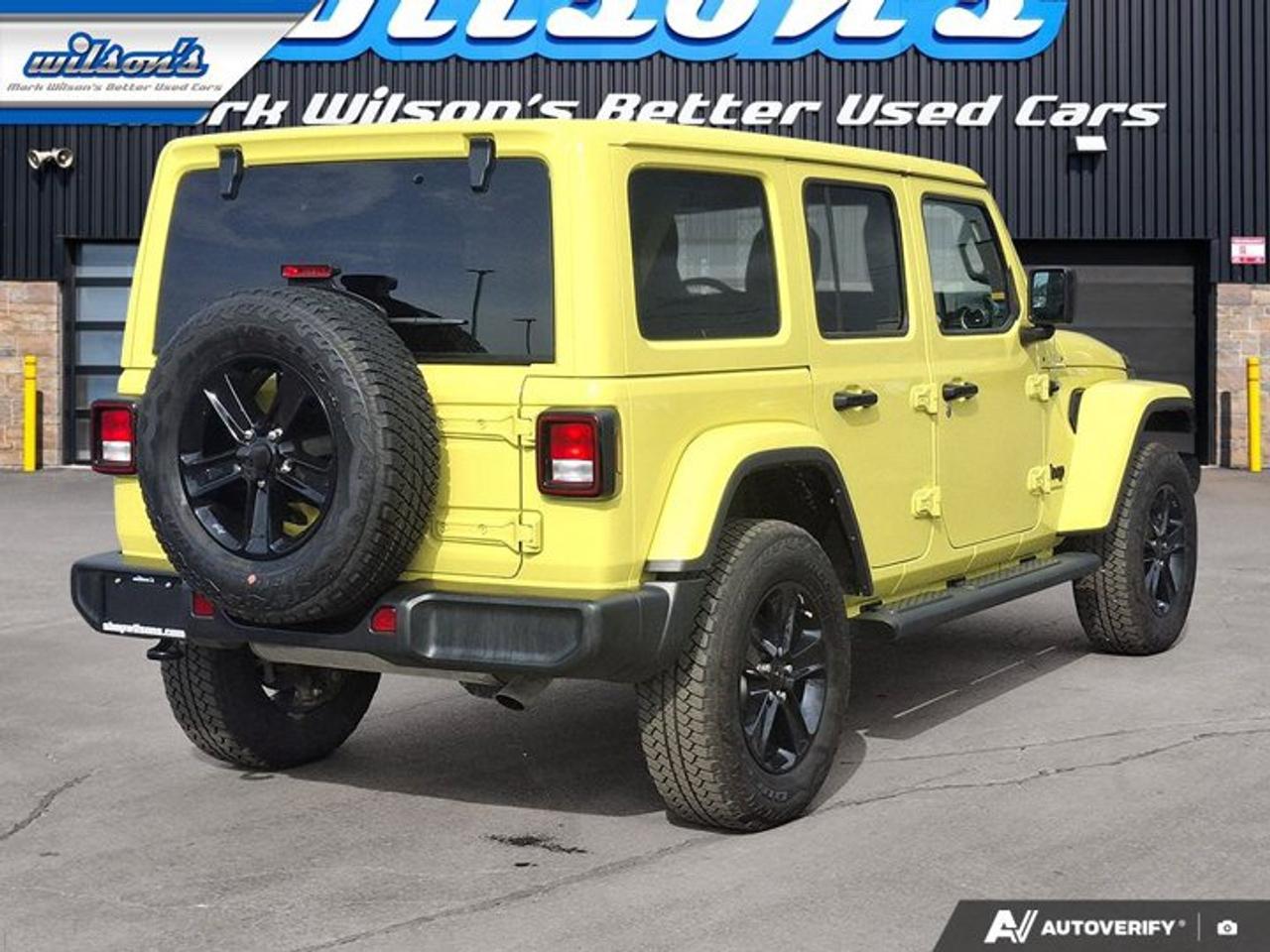 2023 Jeep Wrangler Sahara Altitude 4x4 | V6 | Leather | Heated Seats + Steering | Remote Start | Dual Top | and More ! Photo4