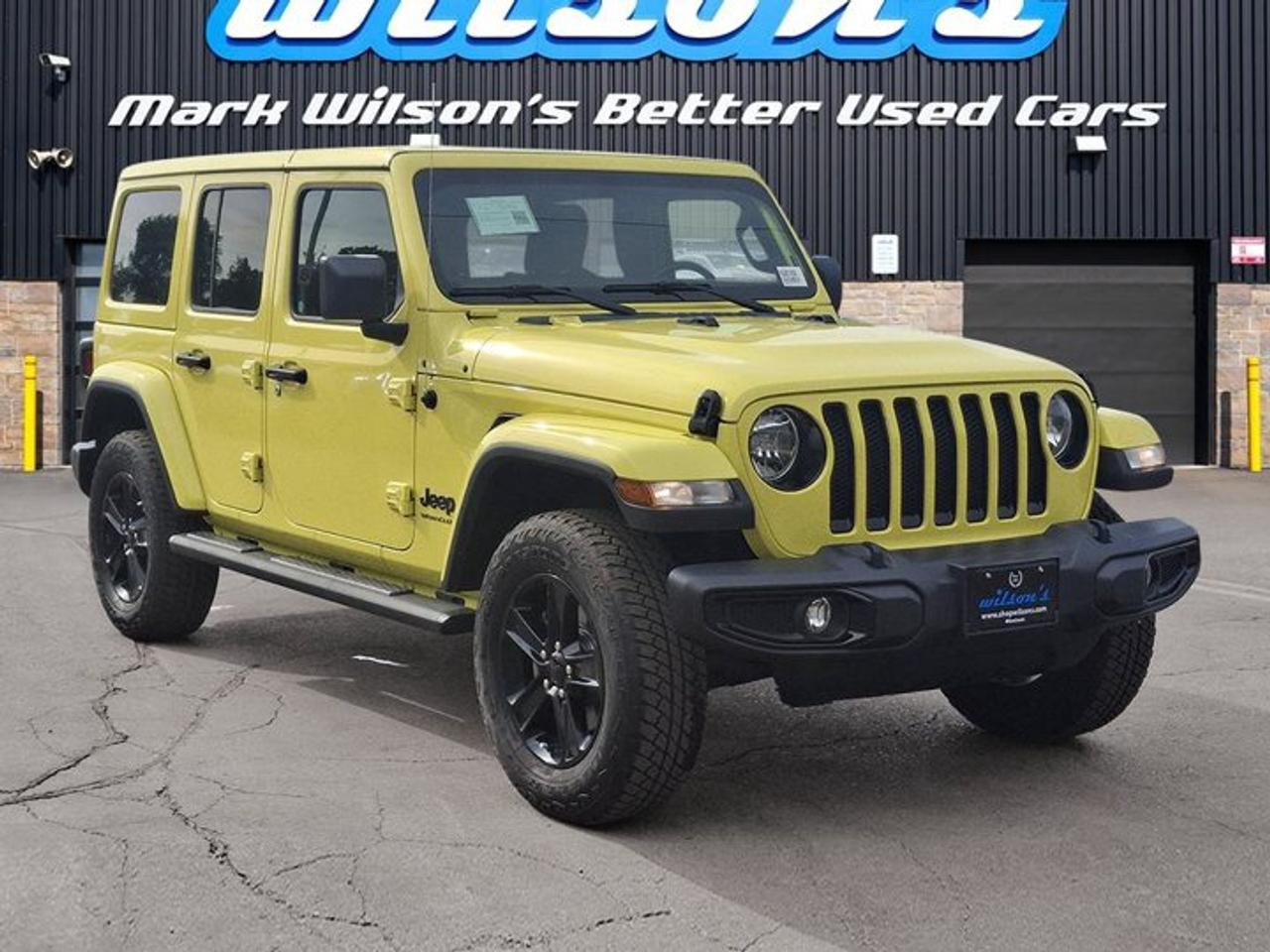 2023 Jeep Wrangler Sahara Altitude 4x4 | V6 | Leather | Heated Seats + Steering | Remote Start | Dual Top | and More ! Photo