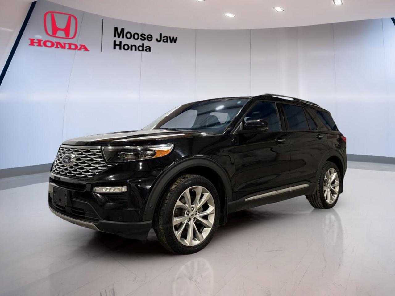 The 2021 Ford Explorer Platinum brings strong V6 power, confident 4WD traction, and premium three-row versatility to every drive in Moose Jaw. This used SUV stands out in black and has 117,437 km on the odometer. Its 3.0L EcoBoost V6 and 10-speed automatic transmission deliver smooth response for daily travel and highway touring.

Built for Canadian roads, the 2021 Ford Explorer Platinum pairs refined road manners with the added assurance of four-wheel drive. This SUV is a smart fit for families, commuters, and drivers who want space, strength, and upscale comfort in one well-rounded package. Its bold design and capable platform make it easy to enjoy year-round.

FEATURES OF THE Explorer Platinum

»» Twin-turbo V6 with strong passing power
»» Four-wheel drive for all-season confidence
»» Three-row SUV with premium positioning
»» 10-speed automatic supports smooth acceleration

ADVANCED SAFETY FEATURES

»» Four-wheel drive adds traction in poor weather
»» Strong SUV stance supports confident visibility
»» Advanced chassis tuning helps stable road manners
»» Solid braking feel supports daily confidence

PERFORMANCE AND EFFICIENCY

»» 3.0L EcoBoost V6 delivers brisk performance
»» 10-speed automatic enables smooth gear changes
»» Turbocharged power supports easy highway merging
»» Four-wheel drive boosts year-round capability

COMFORT AND CONVENIENCE

»» Three-row cabin supports family-friendly versatility
»» Spacious layout offers comfort on longer trips
»» Easy entry design helps daily usability
»» Premium trim adds upscale driving experience

TECHNONOLGY AND CONNECTIVITY

»» Clear driver information supports everyday awareness
»» Modern controls help simple feature operation
»» Smart cabin layout keeps essentials nearby
»» Well-designed interface supports easy interaction

CARGO SPACE

»» Three-row design supports flexible cargo needs
»» Rear area handles groceries and gear
»» Cabin layout adapts to passenger demands
»» Useful storage space suits busy lifestyles

AWARDS & RECOGNITIONS

»» Top Safety Pick, Insurance Institute for Highway Safety, 2021

WHAT OTHER OWNERS LIKE

»» Strong acceleration from turbocharged V6 engine
»» Smooth ride quality on daily drives
»» Spacious cabin for passengers and cargo
»» Confident winter traction with four-wheel drive

The 2021 Ford Explorer Platinum is a premium SUV that balances power, room, and everyday practicality. Its black exterior gives it a clean, upscale look, while the turbocharged V6 adds real strength when you need it most. The 10-speed automatic helps keep power delivery refined, whether you are driving in town or heading out on the highway.

For drivers in Moose Jaw who want a capable and comfortable three-row SUV, this 2021 Ford Explorer Platinum is an appealing choice. It offers the versatility families need, the performance many drivers want, and the confidence of 4WD for changing road conditions. This is a well-equipped and well-rounded used Ford SUV ready for many more kilometres ahead.

This 2021 Ford Explorer Platinums VIN is: 1FM5K8HC4MGB21992.<p> and premium three-row versatility to every drive in Moose Jaw. This used SUV stands out in black and has 117</p>
<p>437 km on the odometer. Its 3.0L EcoBoost V6 and 10-speed automatic transmission deliver smooth response for daily travel and highway touring.

Built for Canadian roads</p>
<p> the 2021 Ford Explorer Platinum pairs refined road manners with the added assurance of four-wheel drive. This SUV is a smart fit for families</p>
<p> and upscale comfort in one well-rounded package. Its bold design and capable platform make it easy to enjoy year-round.

FEATURES OF THE Explorer Platinum

»» Twin-turbo V6 with strong passing power
»» Four-wheel drive for all-season confidence
»» Three-row SUV with premium positioning
»» 10-speed automatic supports smooth acceleration

ADVANCED SAFETY FEATURES

»» Four-wheel drive adds traction in poor weather
»» Strong SUV stance supports confident visibility
»» Advanced chassis tuning helps stable road manners
»» Solid braking feel supports daily confidence

PERFORMANCE AND EFFICIENCY

»» 3.0L EcoBoost V6 delivers brisk performance
»» 10-speed automatic enables smooth gear changes
»» Turbocharged power supports easy highway merging
»» Four-wheel drive boosts year-round capability

COMFORT AND CONVENIENCE

»» Three-row cabin supports family-friendly versatility
»» Spacious layout offers comfort on longer trips
»» Easy entry design helps daily usability
»» Premium trim adds upscale driving experience

TECHNONOLGY AND CONNECTIVITY

»» Clear driver information supports everyday awareness
»» Modern controls help simple feature operation
»» Smart cabin layout keeps essentials nearby
»» Well-designed interface supports easy interaction

CARGO SPACE

»» Three-row design supports flexible cargo needs
»» Rear area handles groceries and gear
»» Cabin layout adapts to passenger demands
»» Useful storage space suits busy lifestyles

AWARDS & RECOGNITIONS

»» Top Safety Pick</p>
<p> 2021

WHAT OTHER OWNERS LIKE

»» Strong acceleration from turbocharged V6 engine
»» Smooth ride quality on daily drives
»» Spacious cabin for passengers and cargo
»» Confident winter traction with four-wheel drive

The 2021 Ford Explorer Platinum is a premium SUV that balances power</p>
<p> while the turbocharged V6 adds real strength when you need it most. The 10-speed automatic helps keep power delivery refined</p>
<p> whether you are driving in town or heading out on the highway.

For drivers in Moose Jaw who want a capable and comfortable three-row SUV</p>
<p> and the confidence of 4WD for changing road conditions. This is a well-equipped and well-rounded used Ford SUV ready for many more kilometres ahead.

This 2021 Ford Explorer Platinums VIN is: 1FM5K8HC4MGB21992.</p>