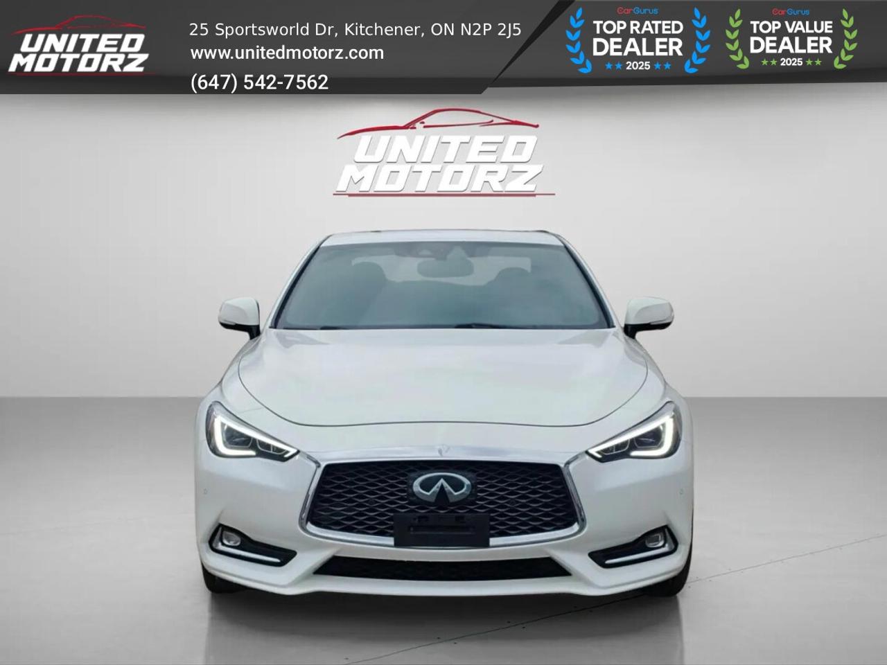 2017 Infiniti Q60 2dr Cpe 3.0t Premium~SAFETY CERTIFIED~NO ACCIDENTS Photo