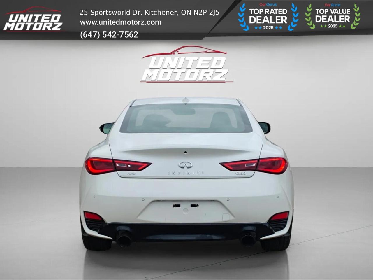 2017 Infiniti Q60 2dr Cpe 3.0t Premium~SAFETY CERTIFIED~NO ACCIDENTS Photo