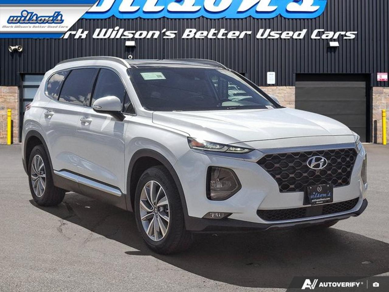 2019 Hyundai Santa Fe Luxury AWD | Leather | Sunroof | 360 Camera | Cooled + Heated Seats | Heated Wheel and More! Photo