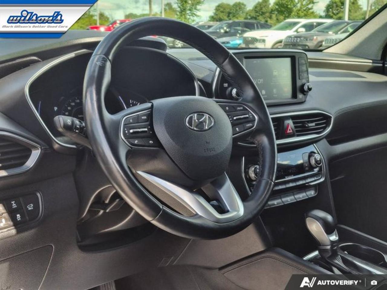 2019 Hyundai Santa Fe Luxury AWD | Leather | Sunroof | 360 Camera | Cooled + Heated Seats | Heated Wheel and More! Photo