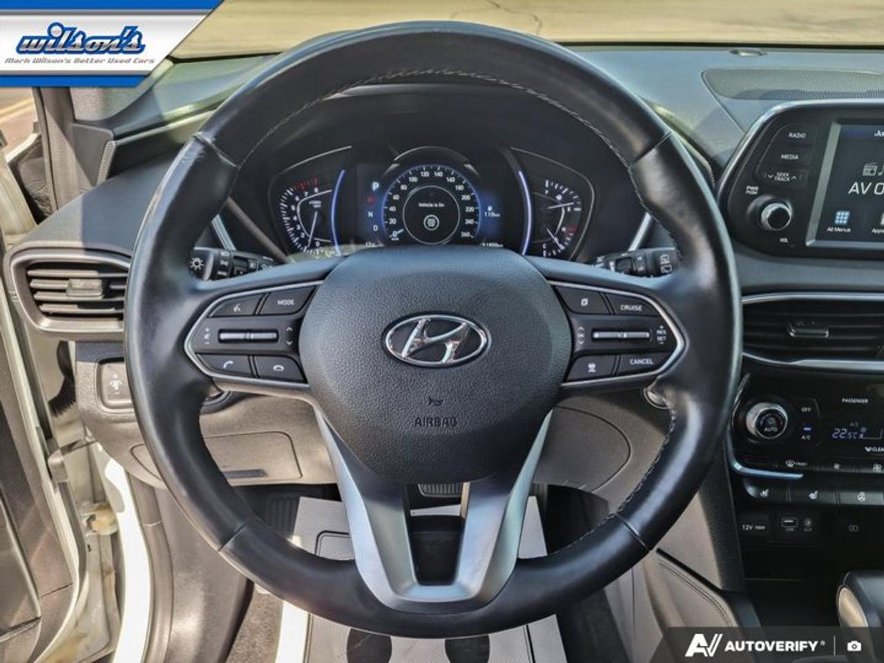 2019 Hyundai Santa Fe Luxury AWD | Leather | Sunroof | 360 Camera | Cooled + Heated Seats | Heated Wheel and More! Photo