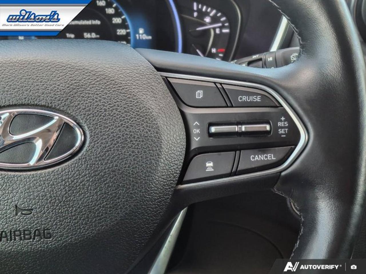 2019 Hyundai Santa Fe Luxury AWD | Leather | Sunroof | 360 Camera | Cooled + Heated Seats | Heated Wheel and More! Photo
