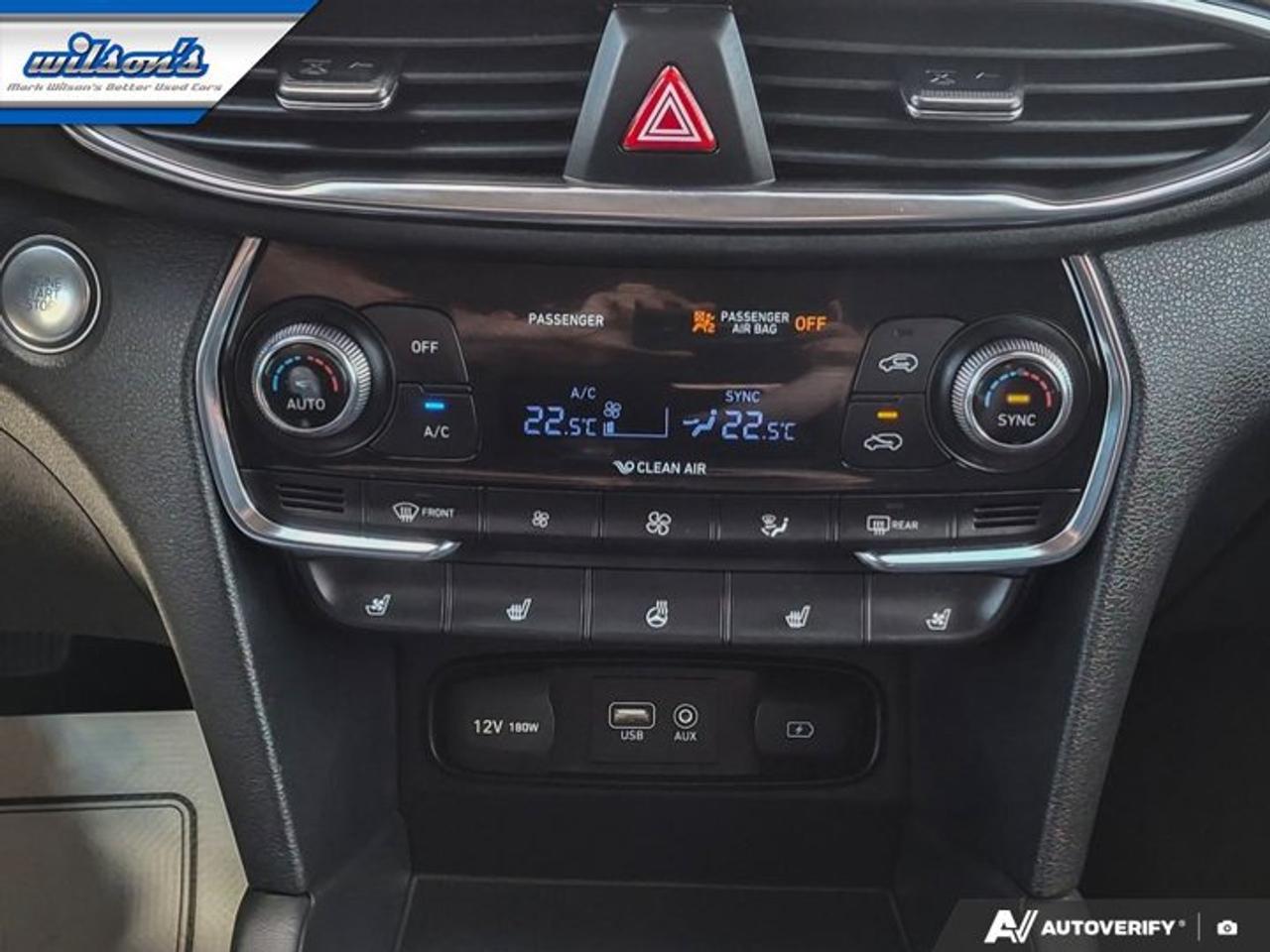 2019 Hyundai Santa Fe Luxury AWD | Leather | Sunroof | 360 Camera | Cooled + Heated Seats | Heated Wheel and More! Photo
