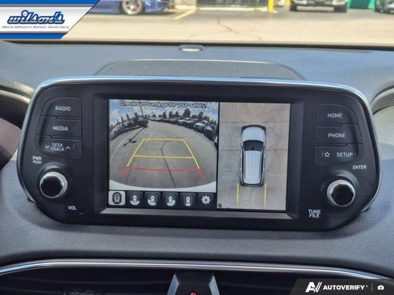 2019 Hyundai Santa Fe Luxury AWD | Leather | Sunroof | 360 Camera | Cooled + Heated Seats | Heated Wheel and More! Photo