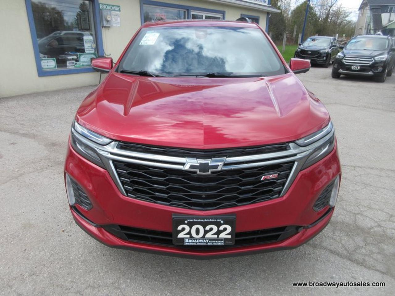 2022 Chevrolet Equinox ALL-WHEEL DRIVE RS-PACKAGE 5 PASSENGER 1.5L - TURBO.. NAVIGATION.. PANORAMIC SUNROOF.. LEATHER.. HEATED SEATS & WHEEL.. BACK-UP CAMERA.. Photo4