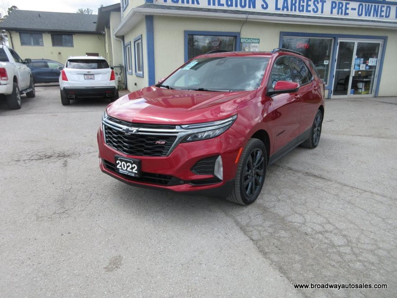 2022 Chevrolet Equinox ALL-WHEEL DRIVE RS-PACKAGE 5 PASSENGER 1.5L - TURBO.. NAVIGATION.. PANORAMIC SUNROOF.. LEATHER.. HEATED SEATS & WHEEL.. BACK-UP CAMERA.. Photo2