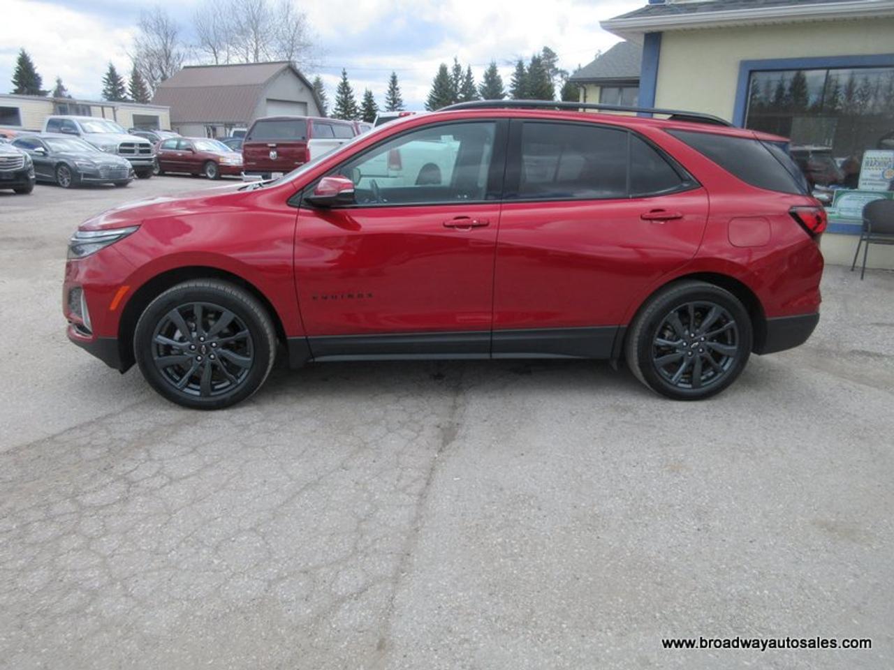 2022 Chevrolet Equinox ALL-WHEEL DRIVE RS-PACKAGE 5 PASSENGER 1.5L - TURBO.. NAVIGATION.. PANORAMIC SUNROOF.. LEATHER.. HEATED SEATS & WHEEL.. BACK-UP CAMERA.. Photo3