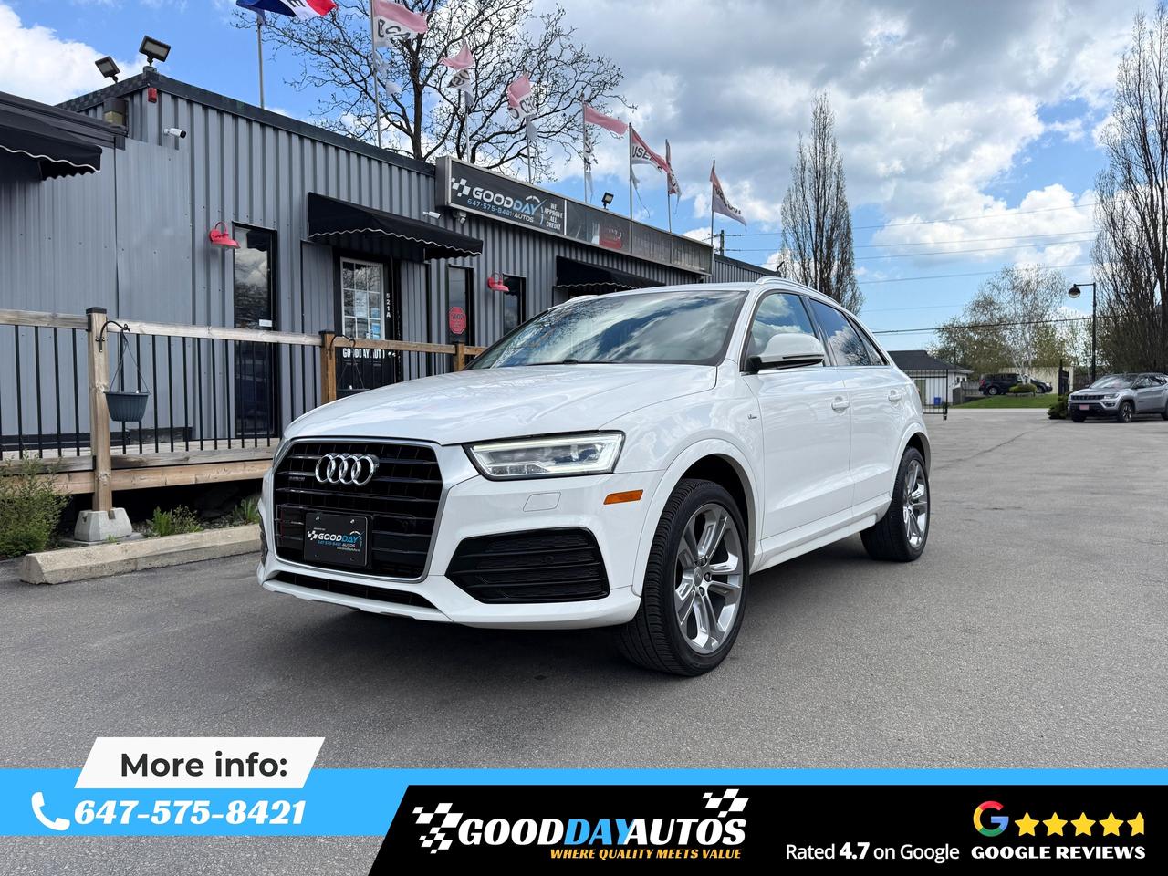 2017 Audi Q3 Technik S-LINE NAV PANO BOSE ONE OWNER CLEAN CARFX Photo0