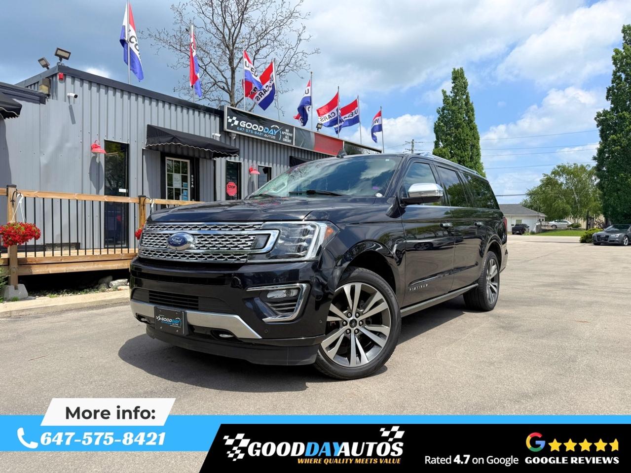 2021 Ford Expedition Platinum MAX FULLY LOADED CLEAN CARFAX Photo0