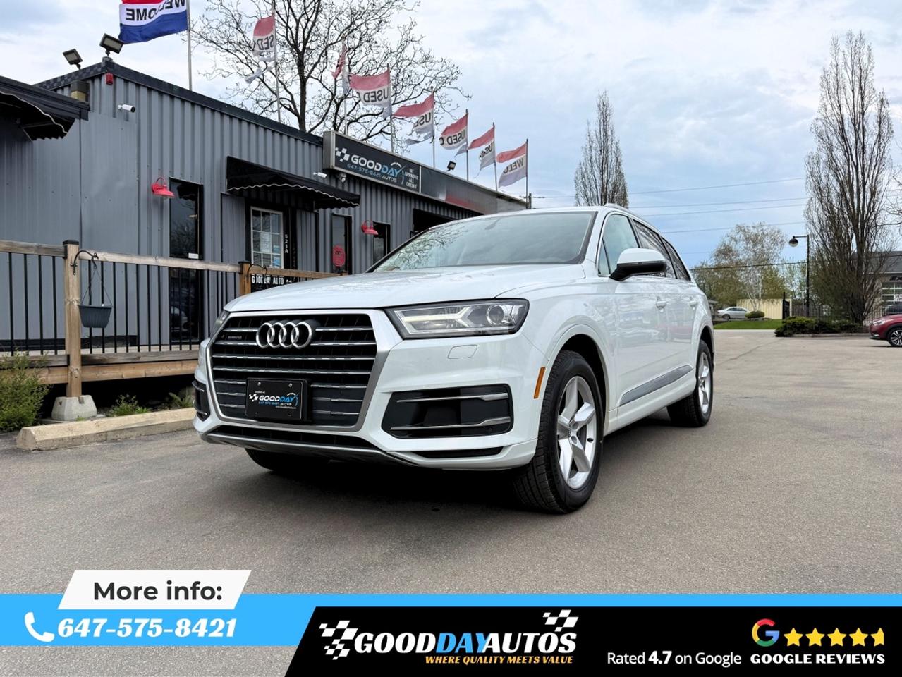 2018 Audi Q7 QUATTRO PREMIUM 7 PASS NAV PANO CLEAN CARFAX MINT Photo0