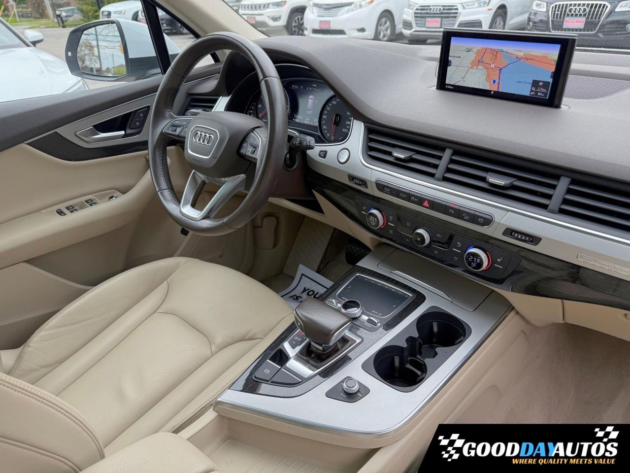 2018 Audi Q7 QUATTRO PREMIUM 7 PASS NAV PANO CLEAN CARFAX MINT Photo