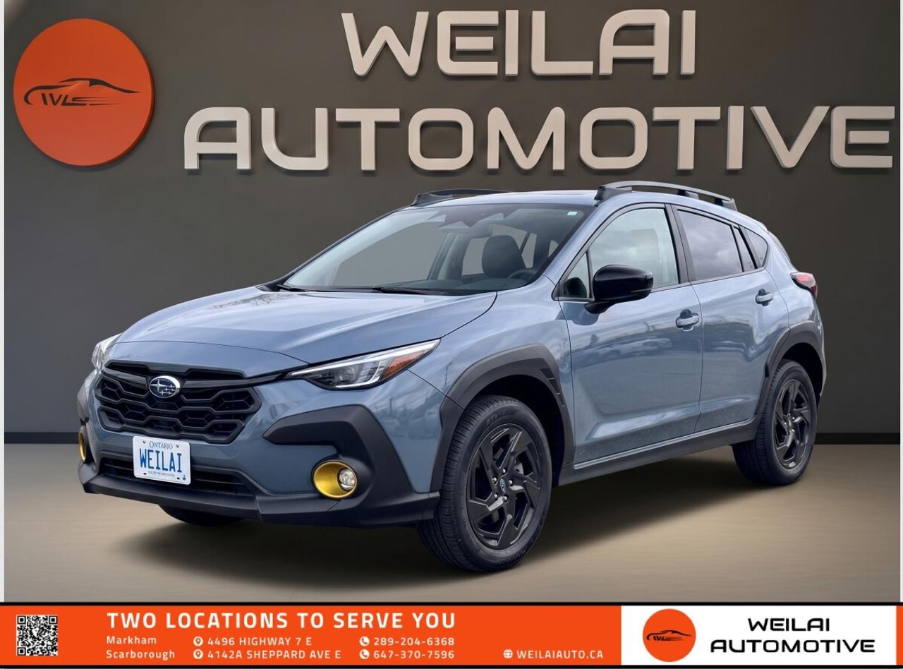 Used 2024 Subaru Crosstrek Onyx no accident/ one owner for sale in Markham, ON