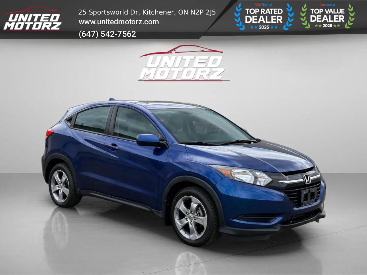 2016 Honda HR-V LX~SAFETY CERTIFIED~NO ACCIDENTS~19 Service Record Photo